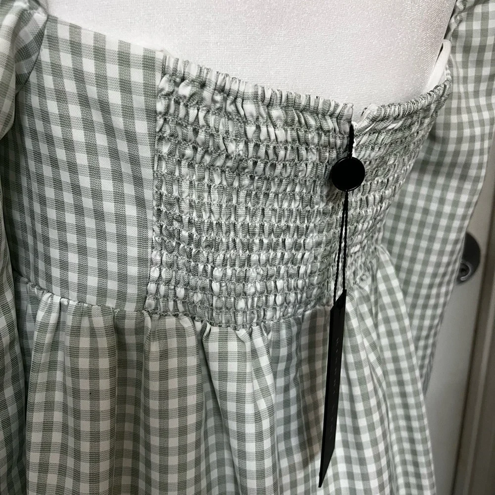 Gianni BINI NWT Kennedy Gingham dress - Picture 5 of 11